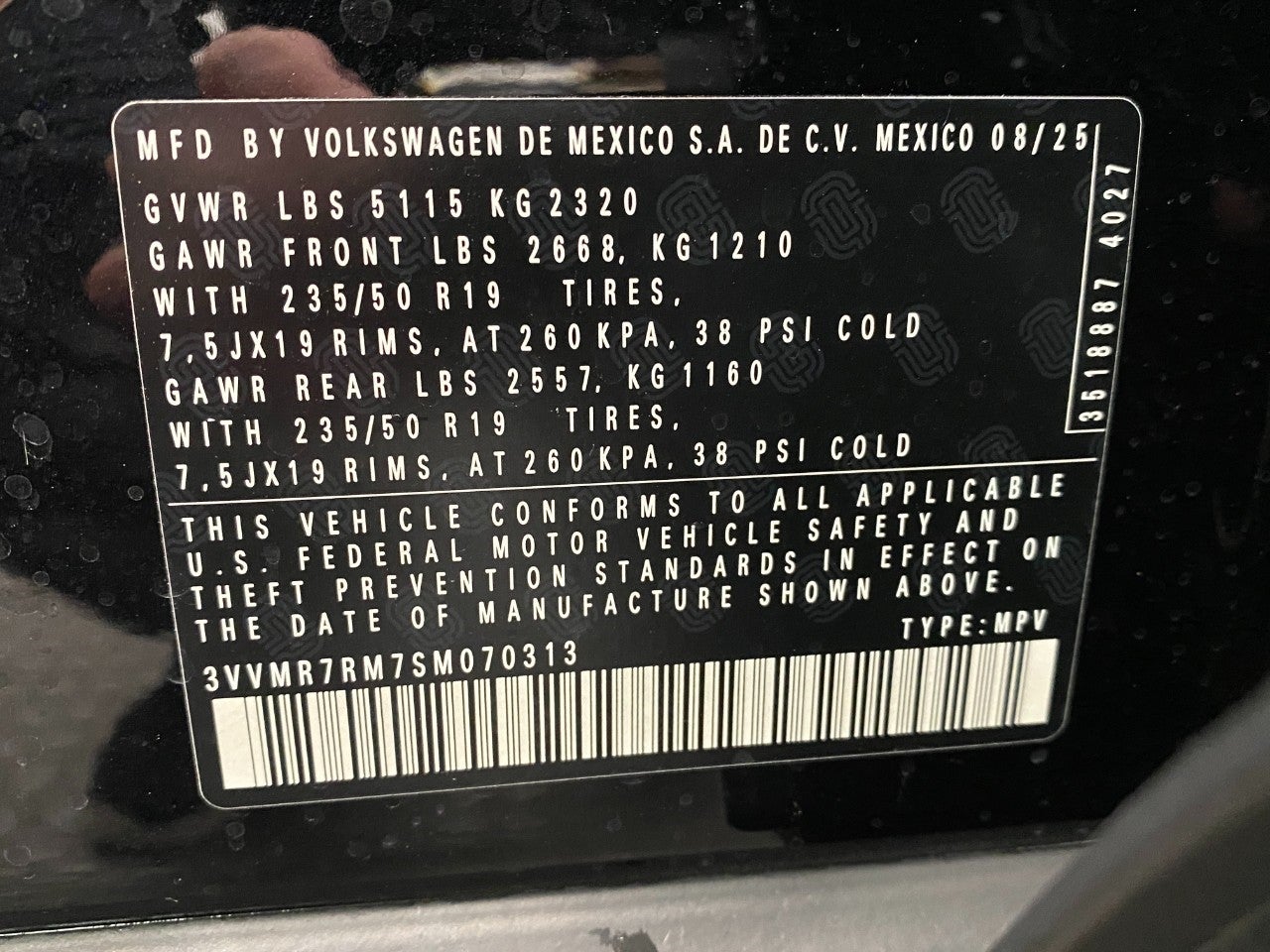 2025 Volkswagen Tiguan 2.0T SE 4MOTION