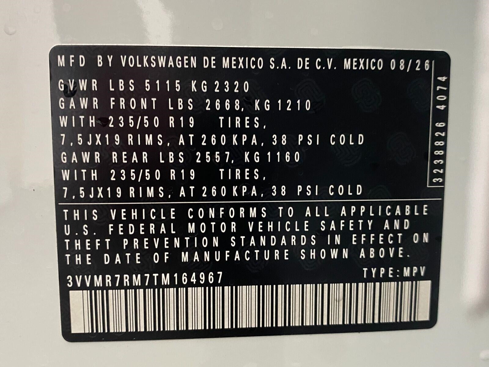 2026 Volkswagen Tiguan SE 4MOTION