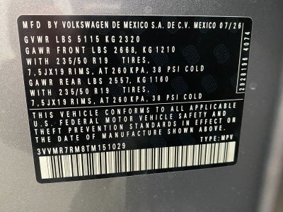 2026 Volkswagen Tiguan SE 4MOTION