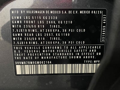 2025 Volkswagen Tiguan 2.0T SE 4MOTION