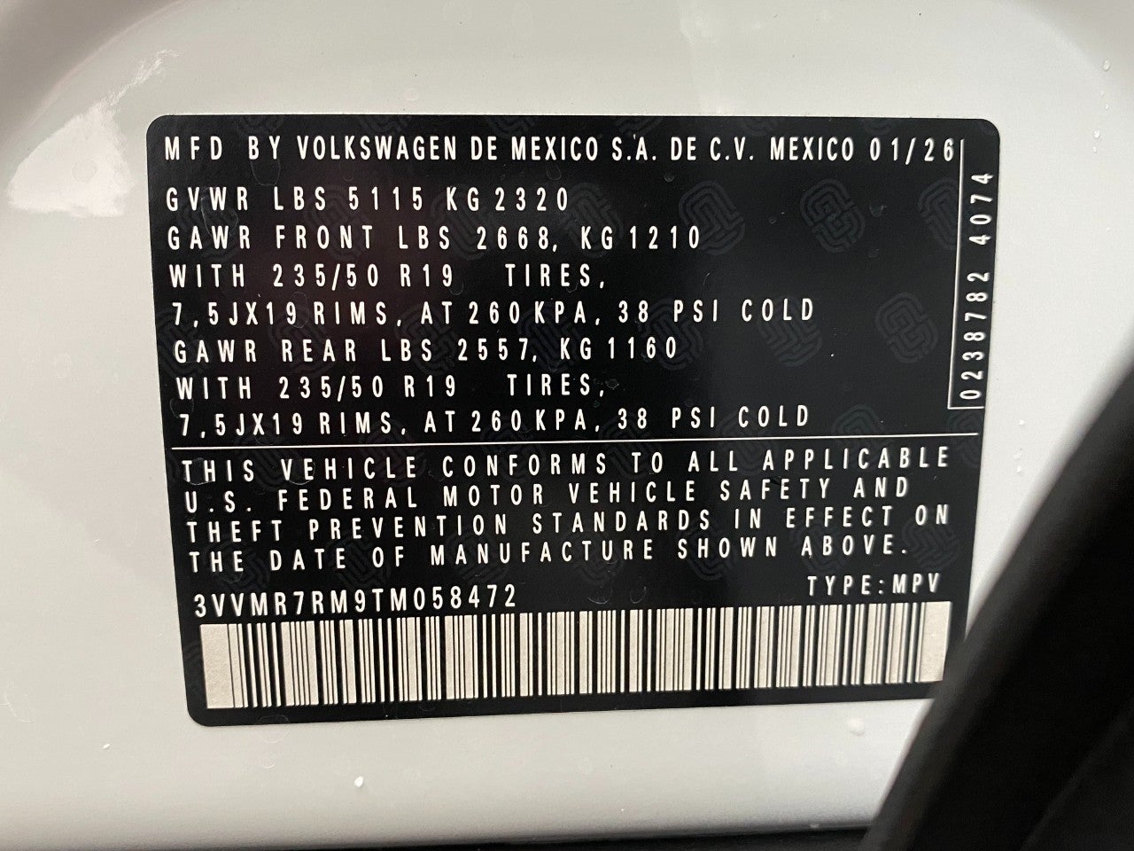 2026 Volkswagen Tiguan SE 4MOTION