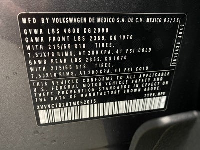 2026 Volkswagen Taos SE 4MOTION