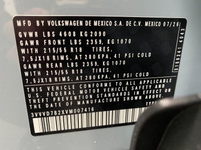 2027 Volkswagen Taos SE 4MOTION