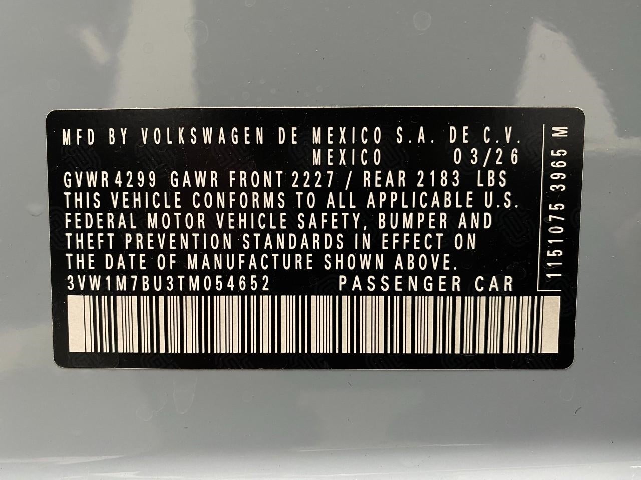 2026 Volkswagen Jetta GLI Autobahn Manual
