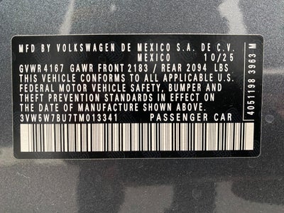 2026 Volkswagen Jetta S Auto