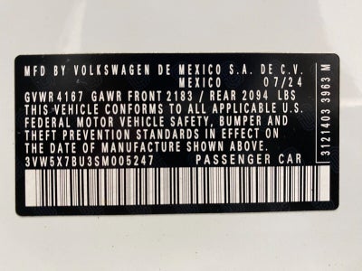 2025 Volkswagen Jetta S Auto