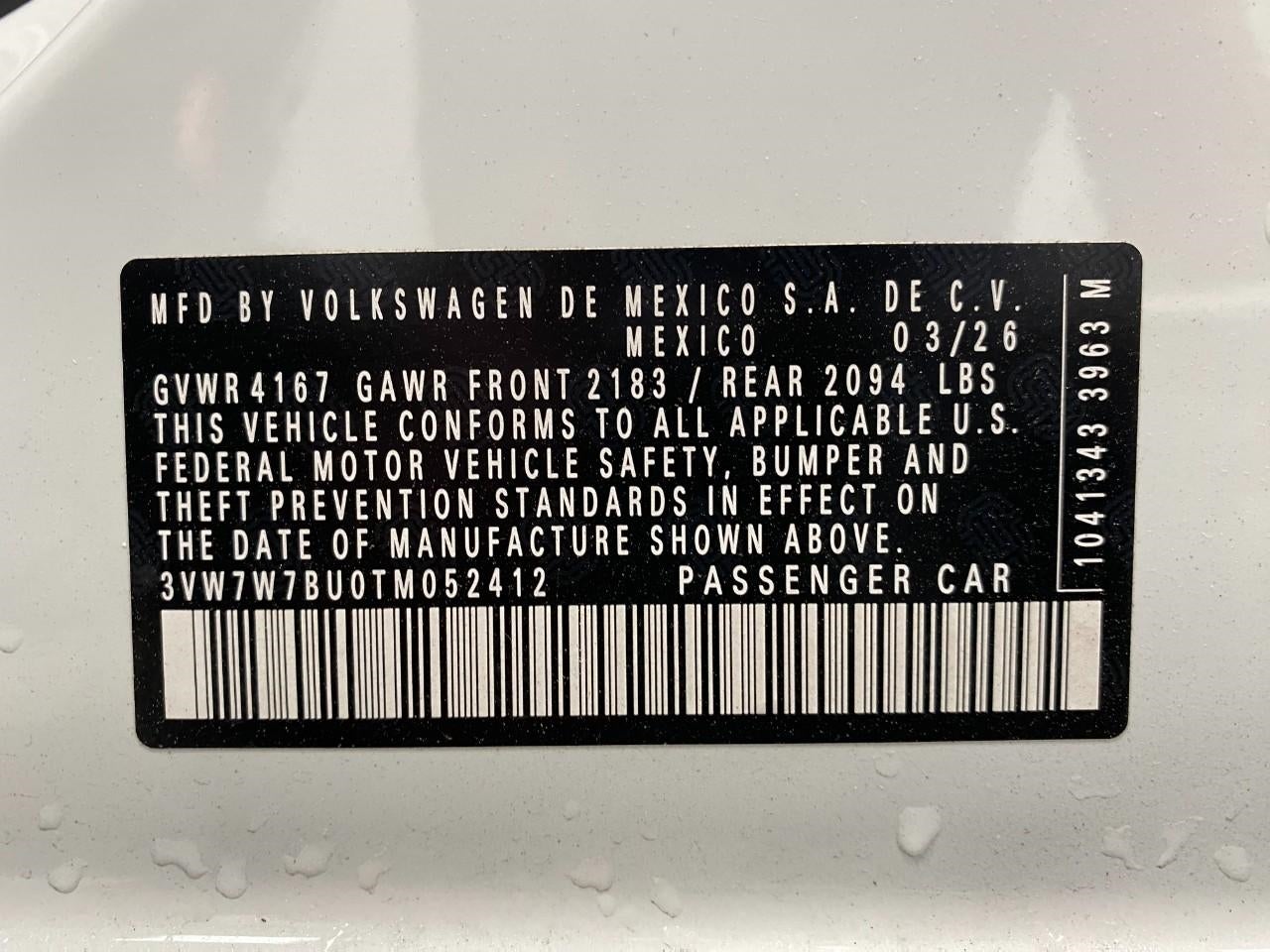 2026 Volkswagen Jetta SE Auto