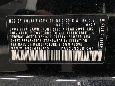 2026 Volkswagen Jetta SE Auto