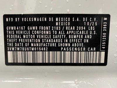 2026 Volkswagen Jetta SE Auto