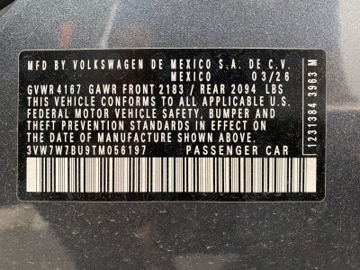2026 Volkswagen Jetta SE Auto