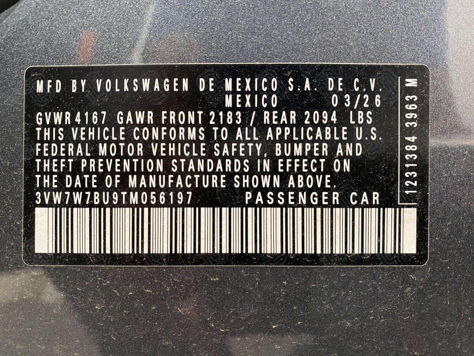 2026 Volkswagen Jetta SE Auto