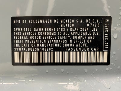 2025 Volkswagen Jetta SE Auto