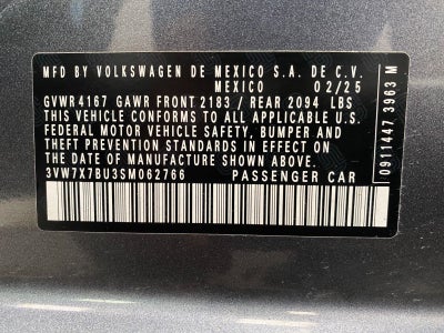 2025 Volkswagen Jetta SE Auto