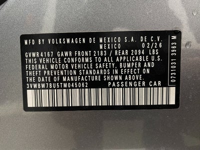 2026 Volkswagen Jetta Sport Auto