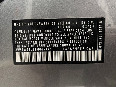 2026 Volkswagen Jetta Sport Auto