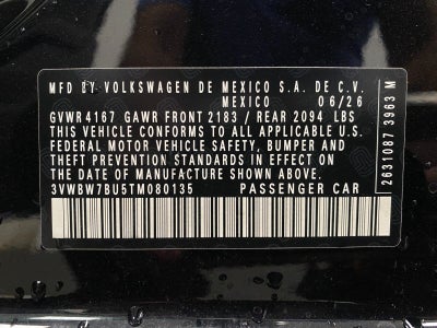 2026 Volkswagen Jetta Sport Auto