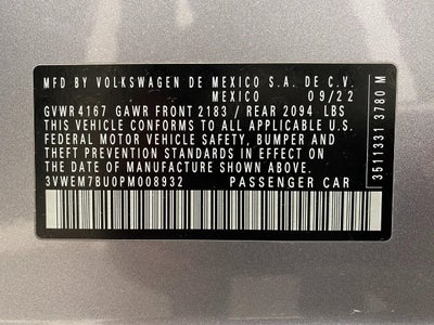 2023 Volkswagen Jetta SE Auto