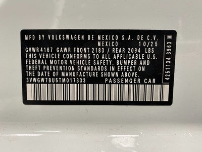 2026 Volkswagen Jetta SEL Auto