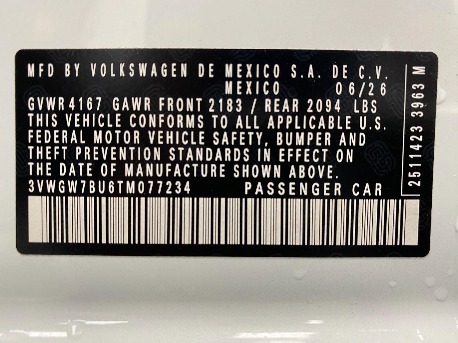 2026 Volkswagen Jetta SEL Auto