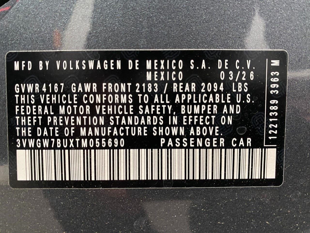2026 Volkswagen Jetta SEL Auto