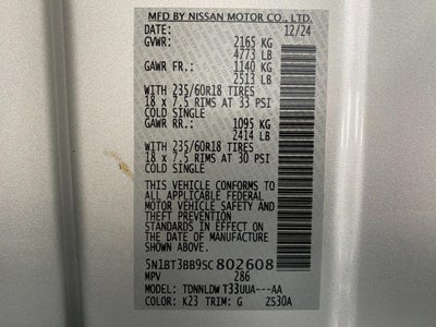 2025 Nissan Rogue SPORT UTILITY