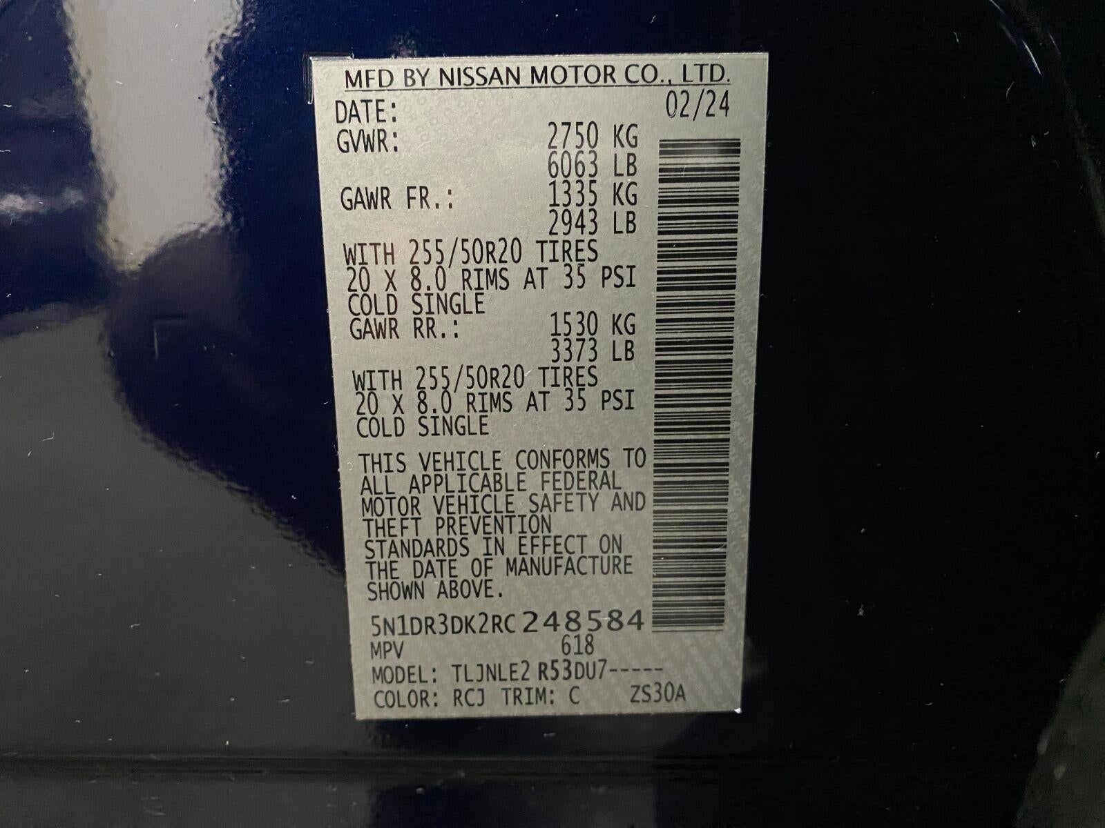 2024 Nissan Pathfinder Platinum 4WD