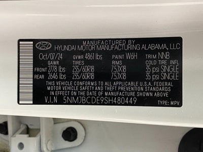 2025 Hyundai TUCSON SEL AWD