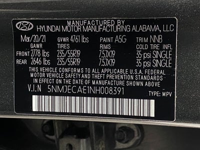 2022 Hyundai TUCSON Limited AWD
