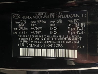 2025 Hyundai SANTA FE Hybrid Calligraphy AWD