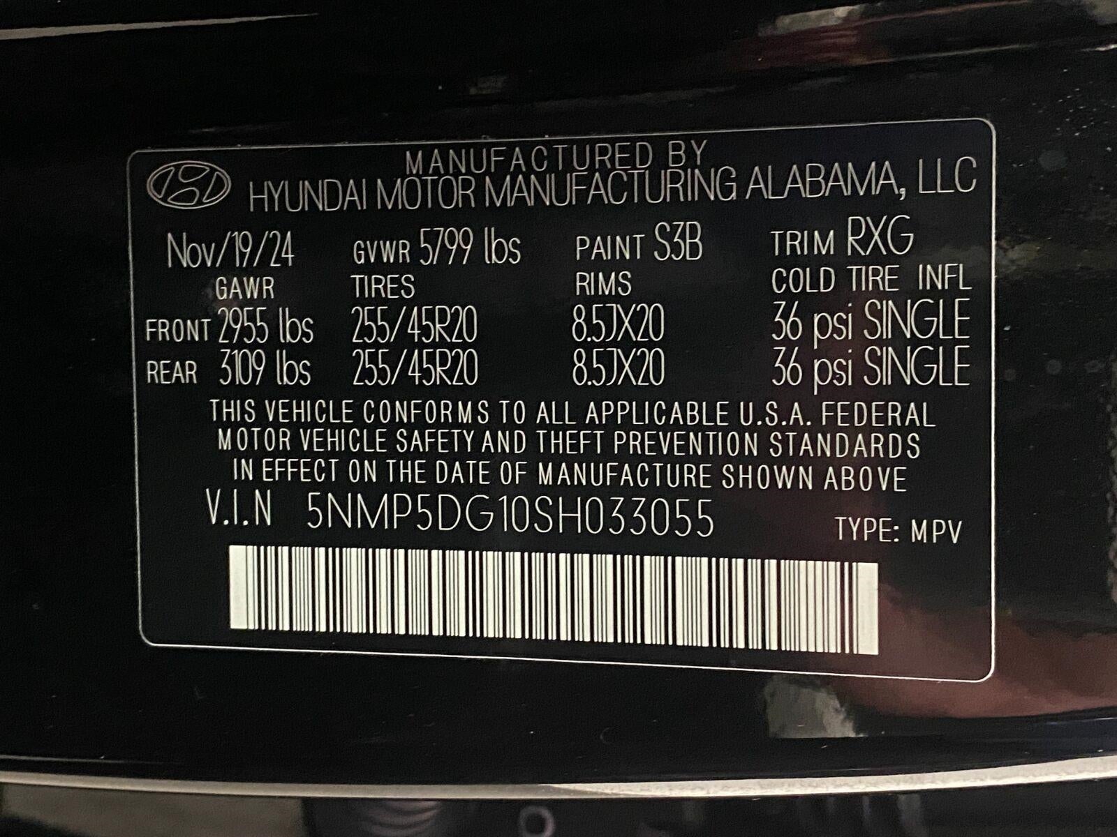 2025 Hyundai SANTA FE Hybrid Calligraphy AWD