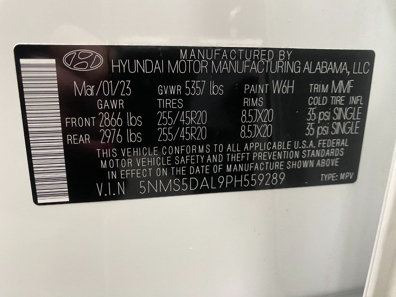2023 Hyundai SANTA FE Calligraphy AWD