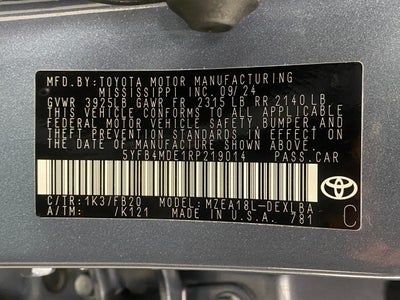 2024 Toyota Corolla LE CVT