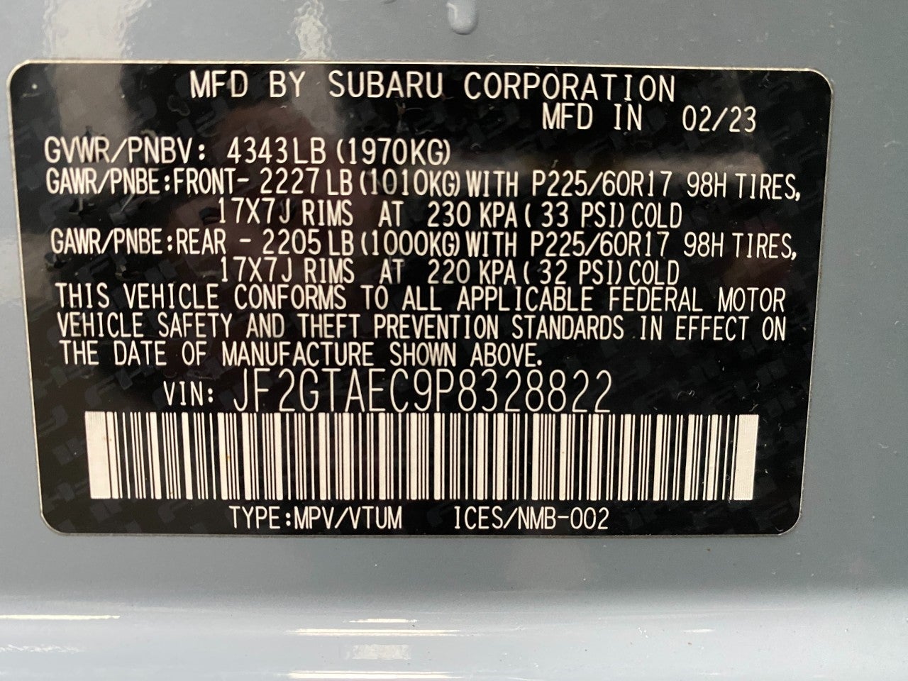 2023 Subaru Crosstrek Premium CVT