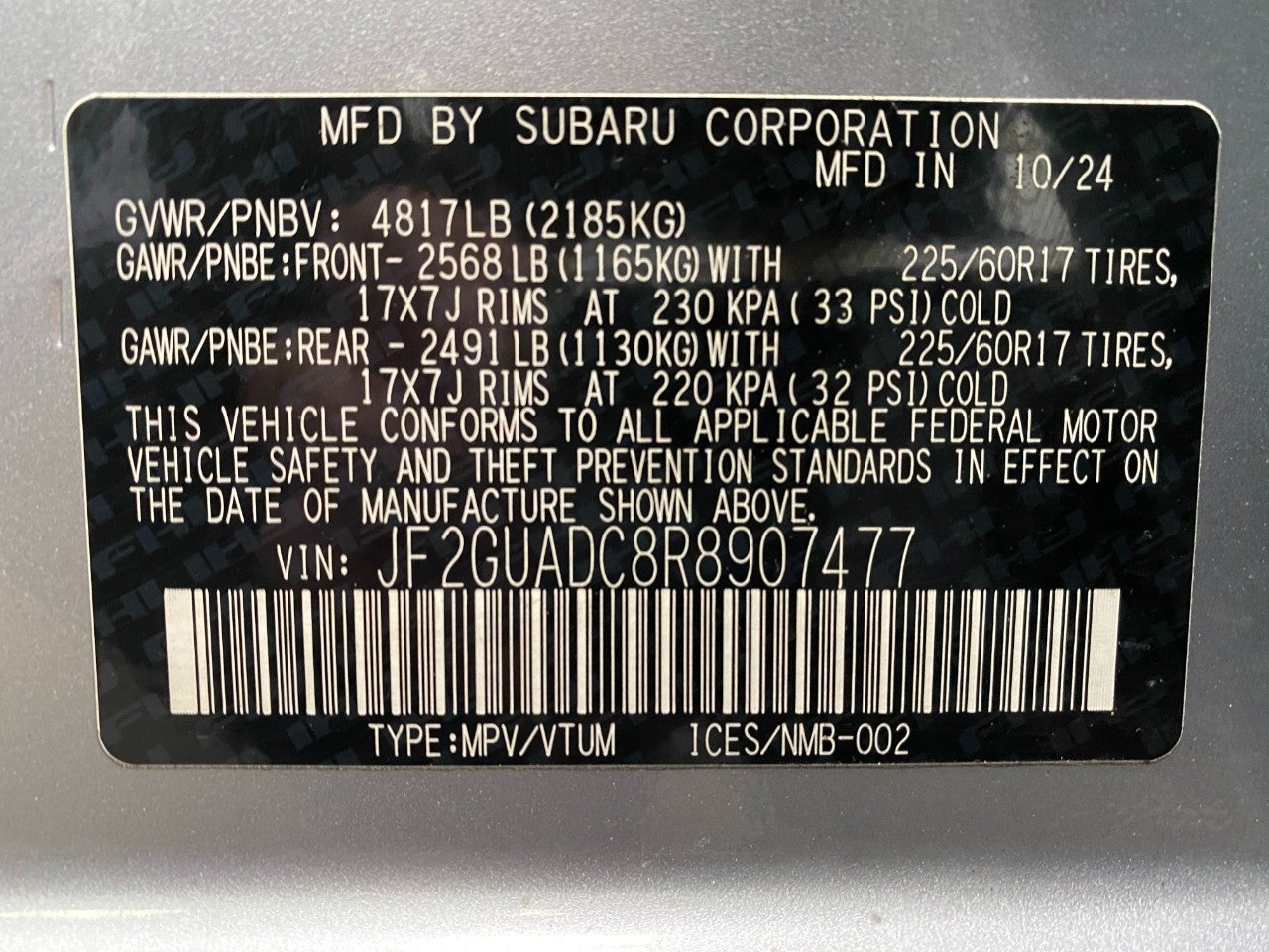 2024 Subaru Crosstrek Premium AWD