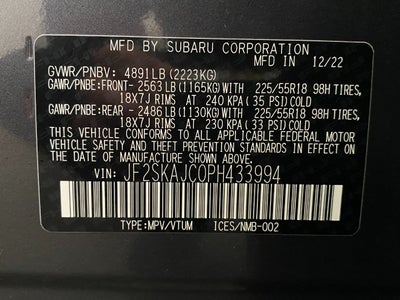 2023 Subaru Forester Sport CVT