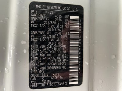 2023 Nissan Rogue AWD Platinum