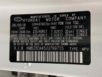 2018 Hyundai TUCSON SEL AWD