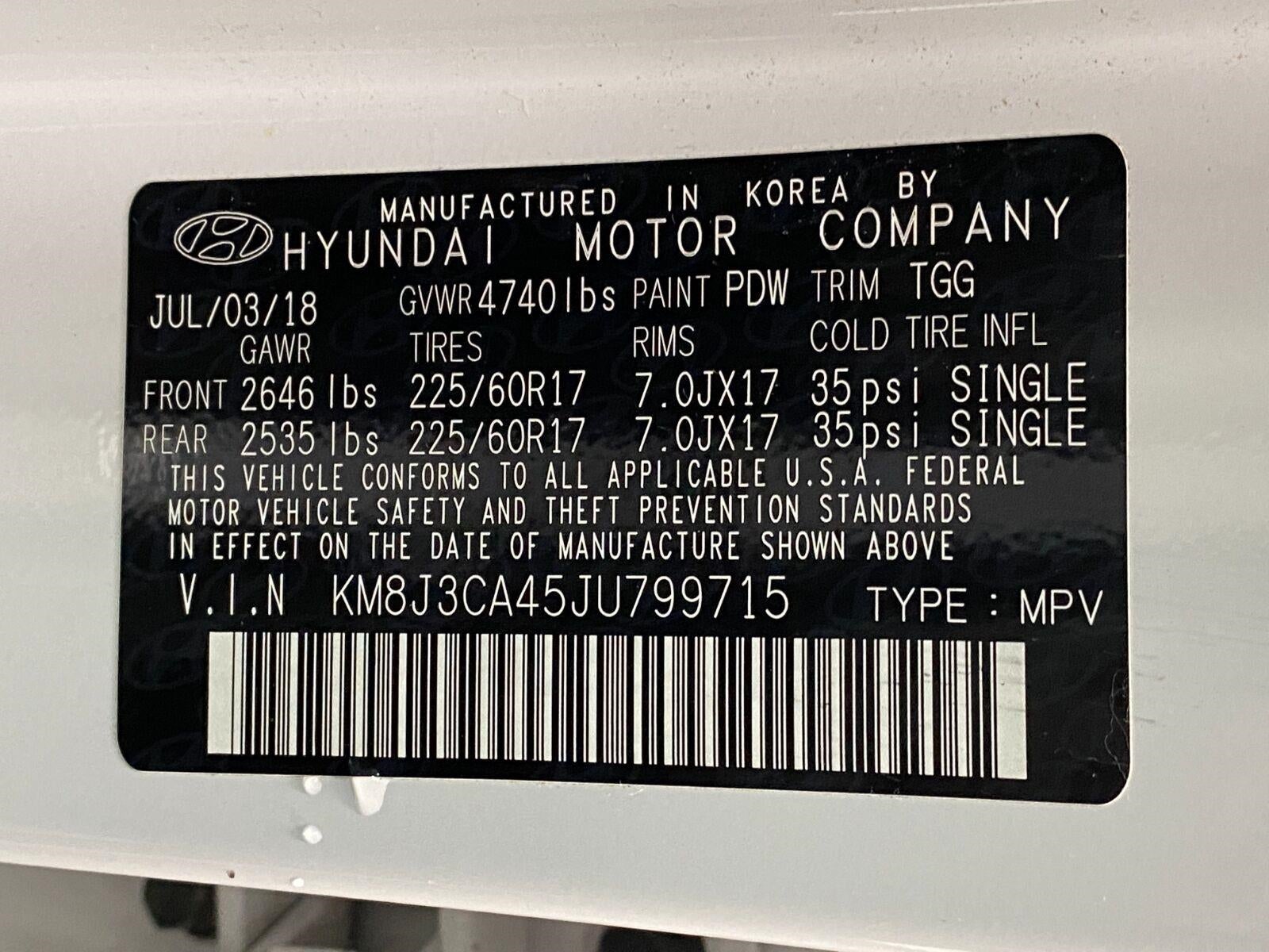 2018 Hyundai TUCSON SEL AWD