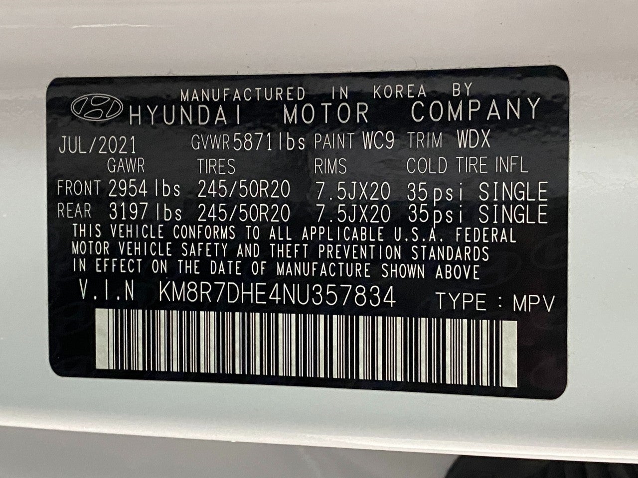 2022 Hyundai PALISADE Calligraphy AWD