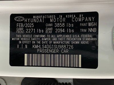 2025 Hyundai ELANTRA SEDAN