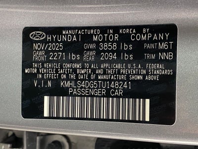 2026 Hyundai ELANTRA SEL Sport Premium Sedan