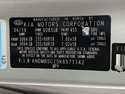 2019 Kia Sedona EX FWD