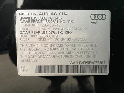 2014 Audi Q5 quattro 4dr 2.0T Premium Plus