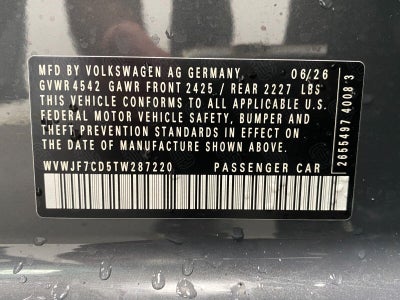 2026 Volkswagen Golf R 2.0T DSG