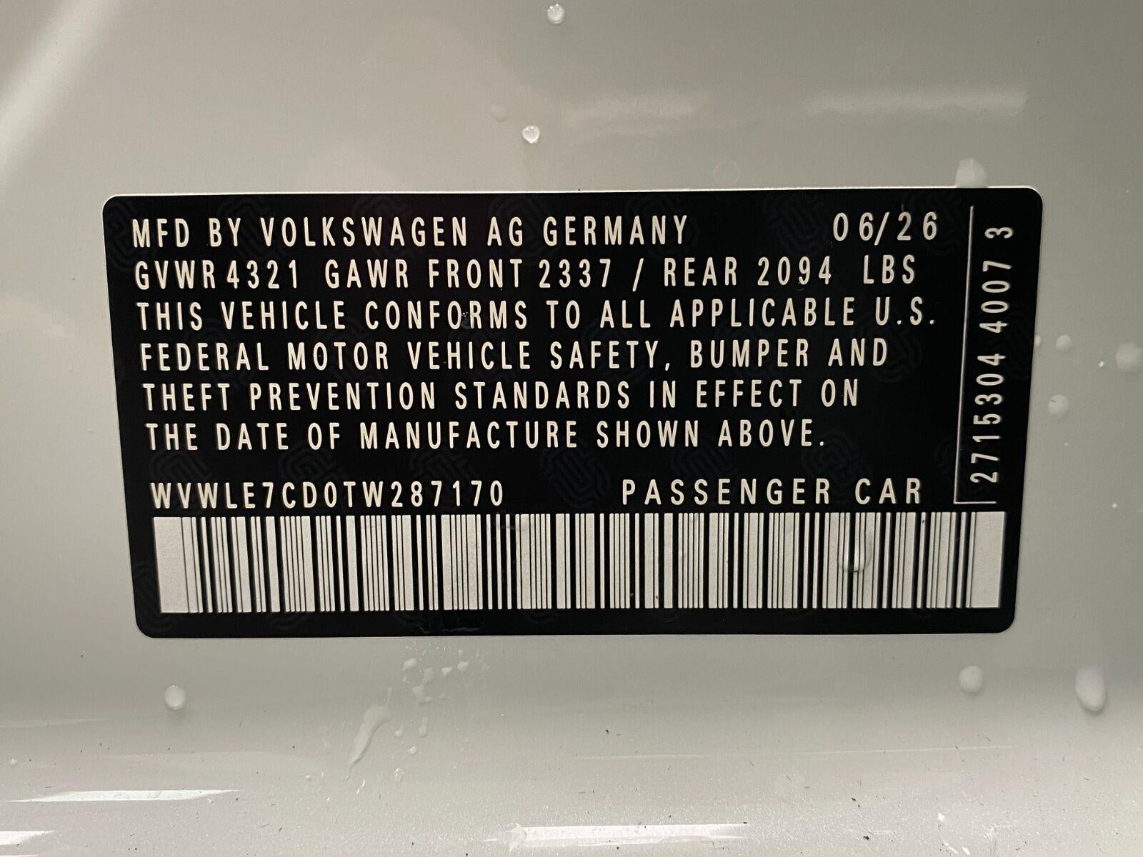 2026 Volkswagen Golf GTI 2.0T S DSG