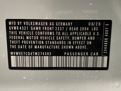 2026 Volkswagen Golf GTI 2.0T Autobahn DSG