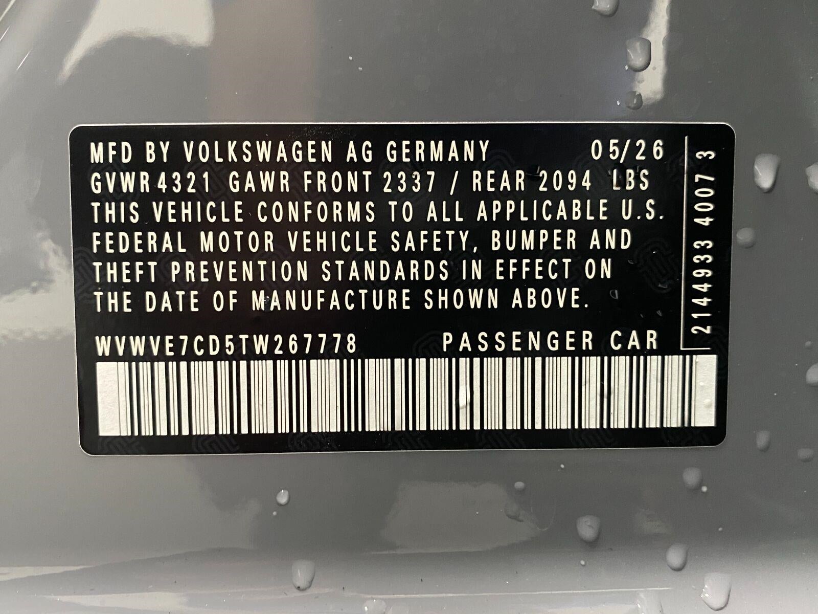 2026 Volkswagen Golf GTI 2.0T Autobahn DSG