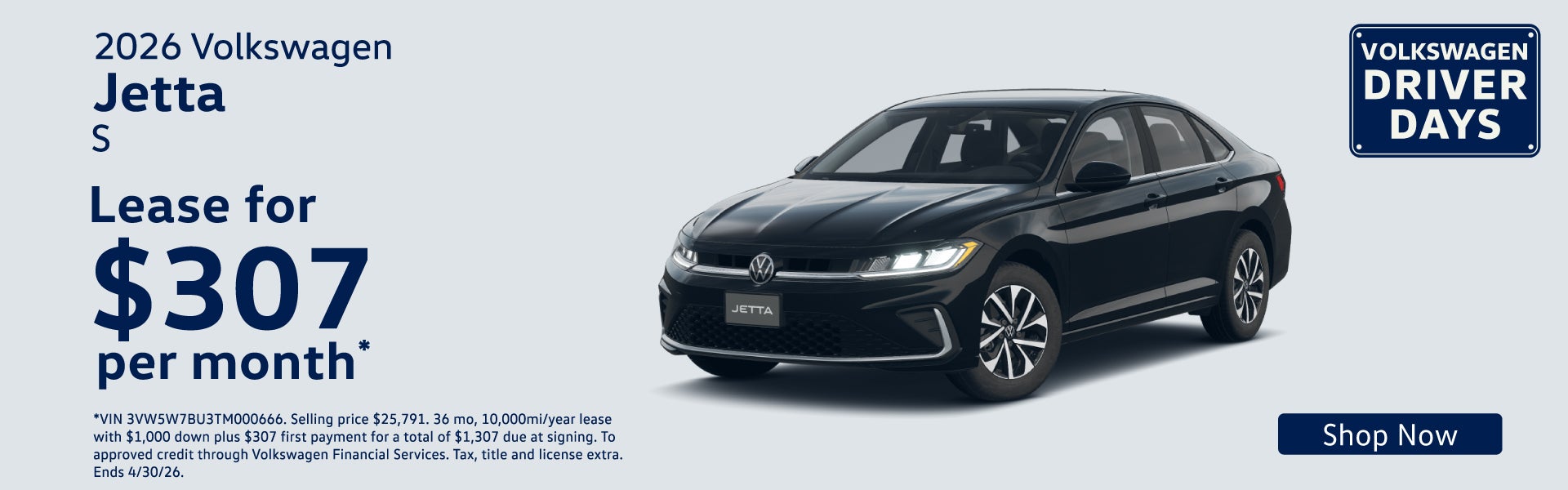 2026 Volkswagen Jetta S