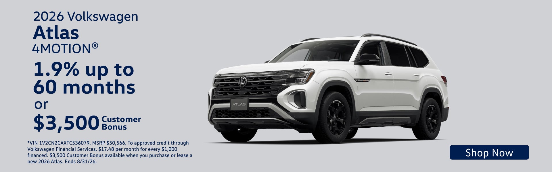 2026 Volkswagen Atlas