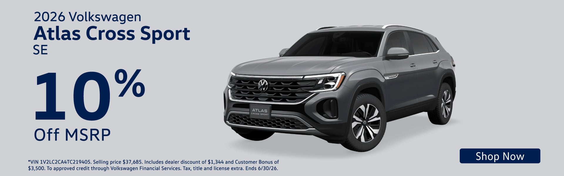 2026 Volkswagen Atlas Cross Sport
